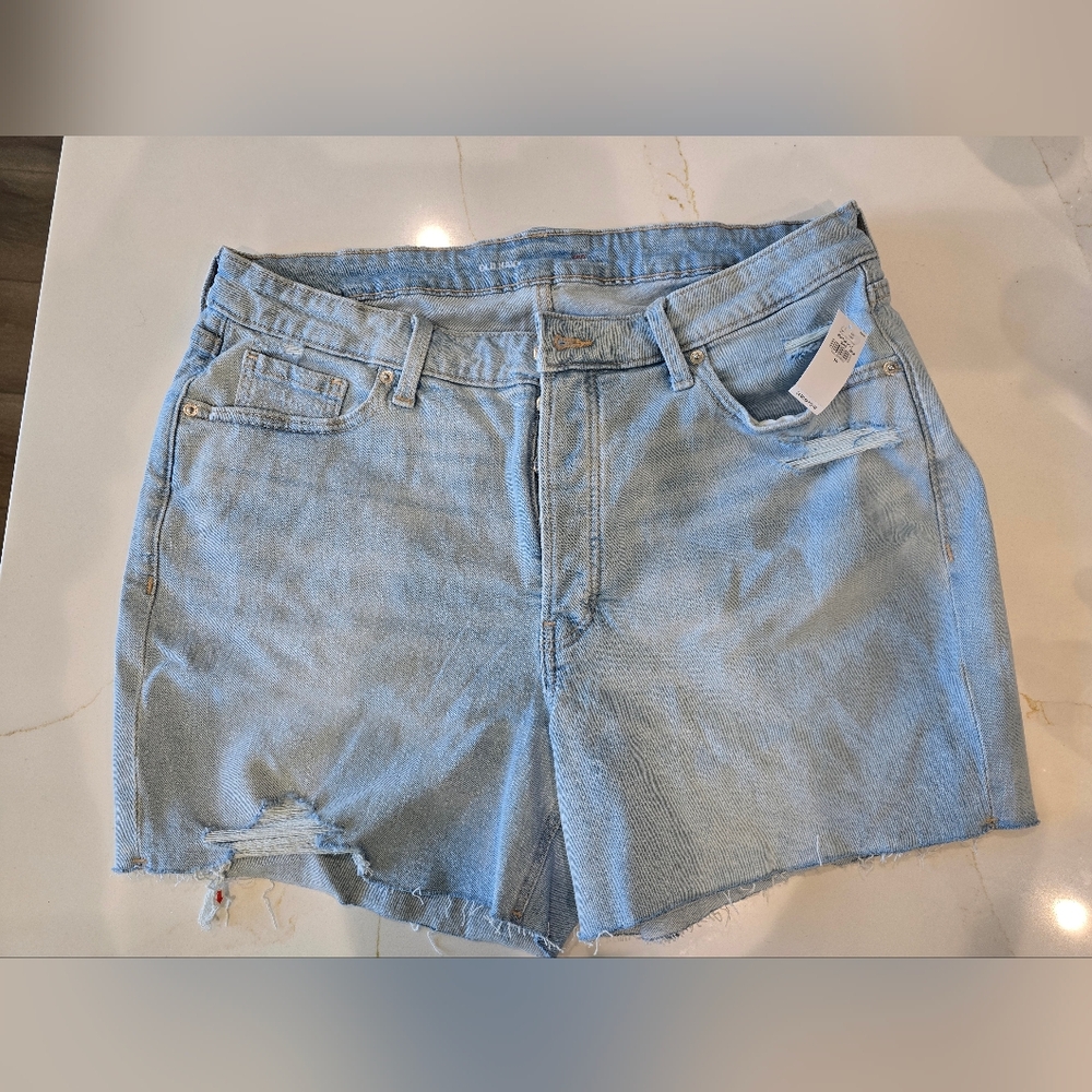 Light Wash Denim Womens Shorts - Casual Summer Style